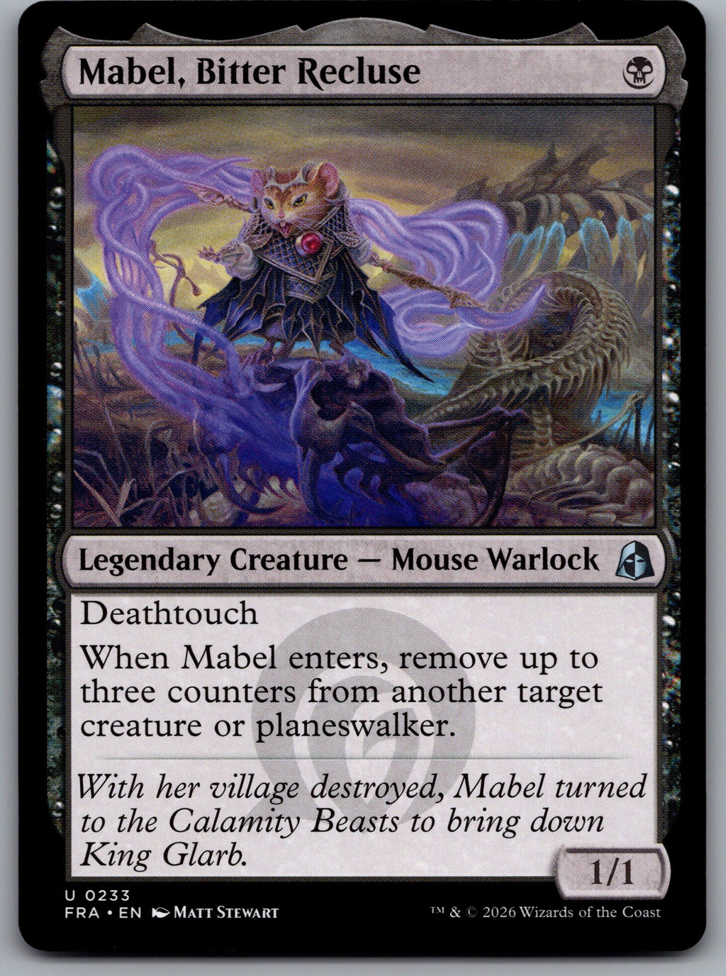 Mabel, Bitter Recluse