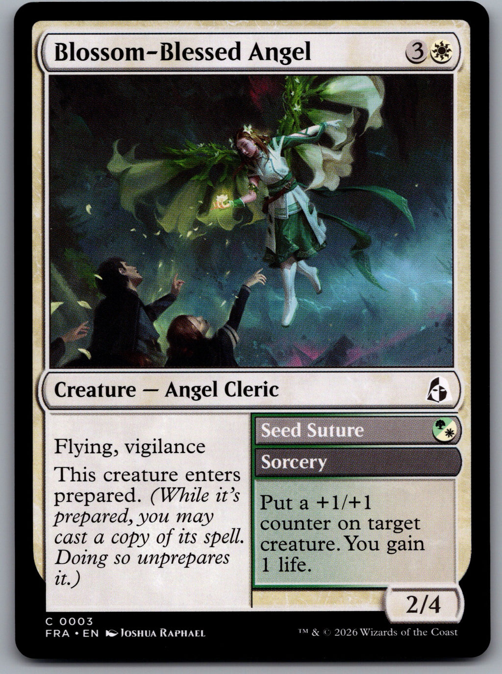 Blossom-Blessed Angel