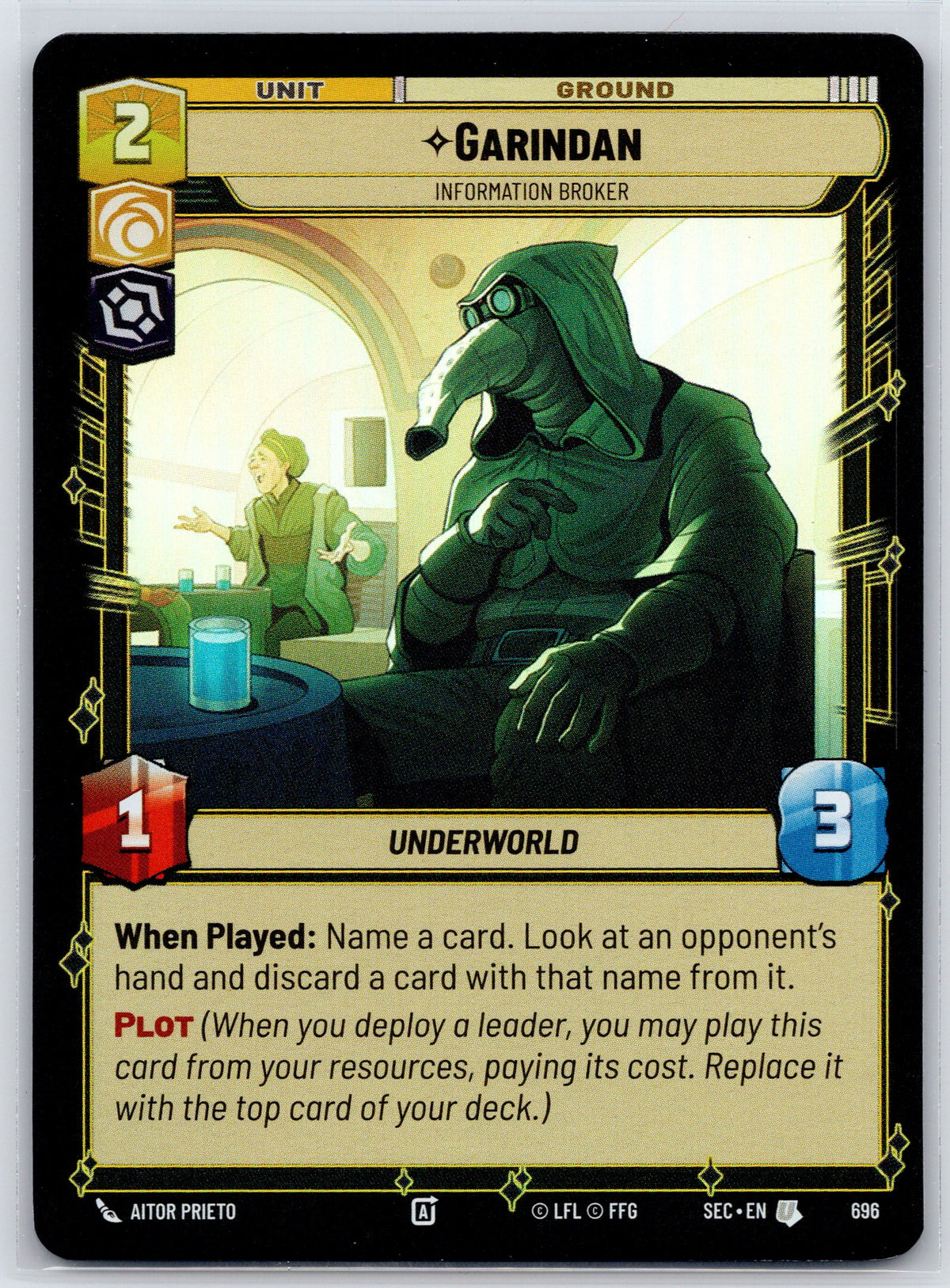 Garindan - Information Broker (Foil)