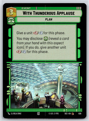 With Thunderous Applause (Foil) 639 [Secrets of Power]
