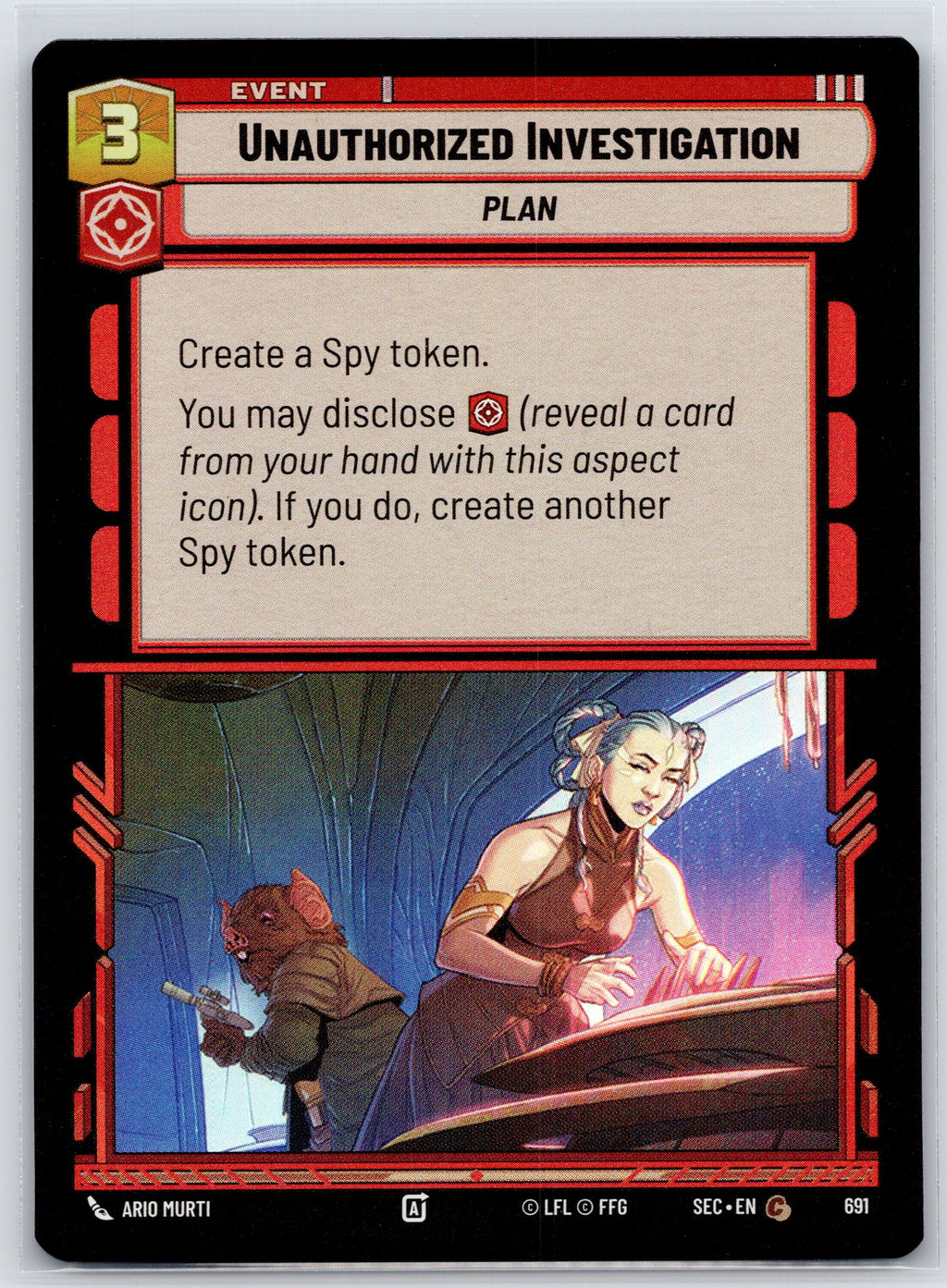 Unauthorized Investigation (Foil)