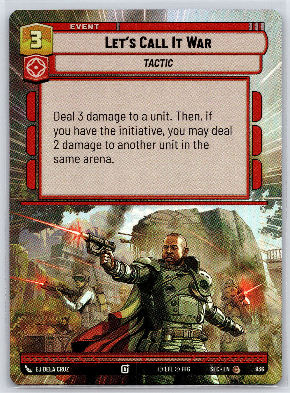 Let's Call It War (Hyperspace Foil)