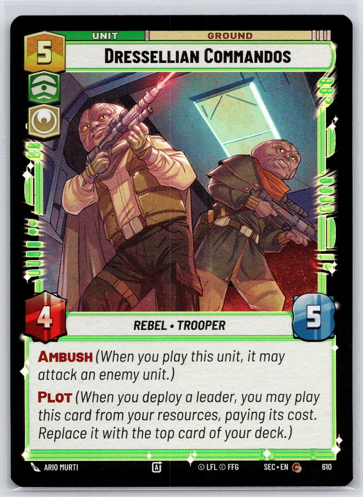 Dressellian Commandos (Foil)