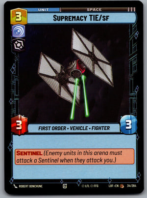 Supremacy TIE/sf 034/264 [Legends of the Force]