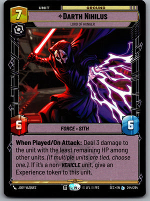 Darth Nihilus - Lord of Hunger 244/264 [Secrets of Power]