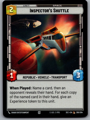 Inspector's Shuttle 260/264 [Secrets of Power]