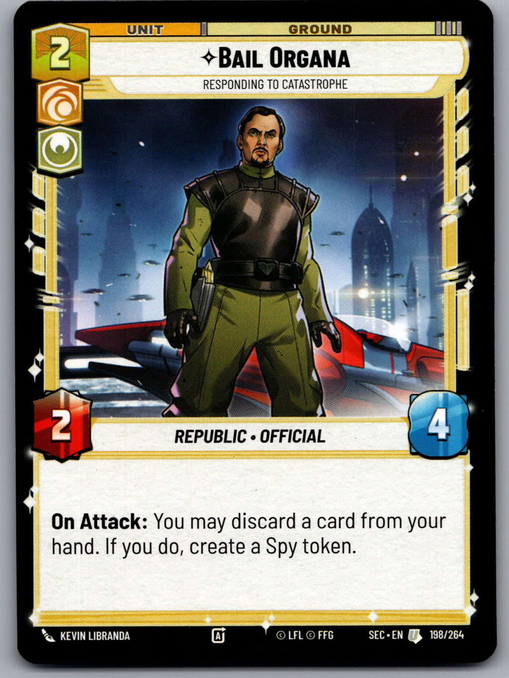 Bail Organa - Responding to Catastrophe