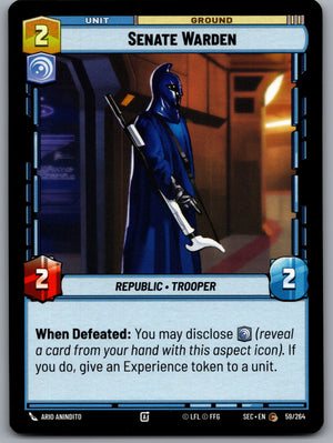 Senate Warden 59/264 [Secrets of Power]
