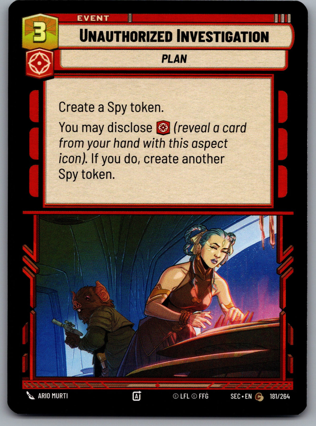 Unauthorized Investigation