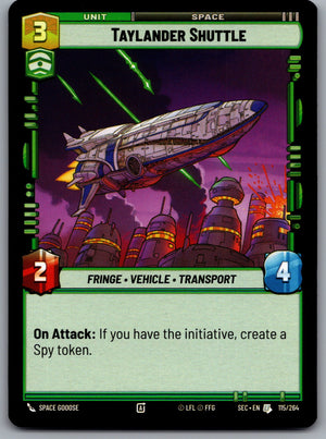 Taylander Shuttle 115/264 [Secrets of Power]