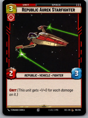 Republic Aurek Starfighter 166/264 [Secrets of Power]