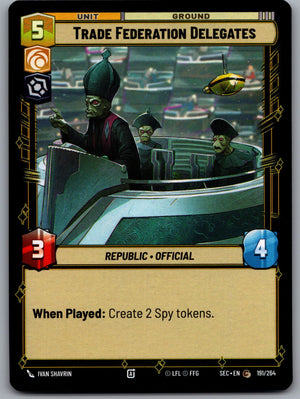 Trade Federation Delegates 191/264 [Secrets of Power]