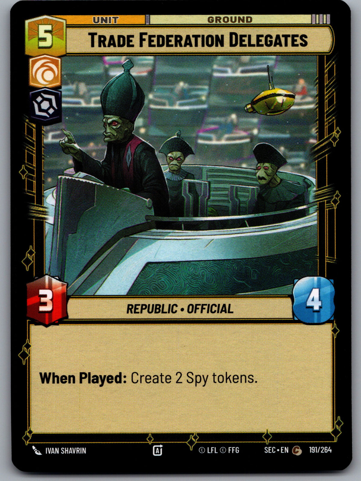 Trade Federation Delegates