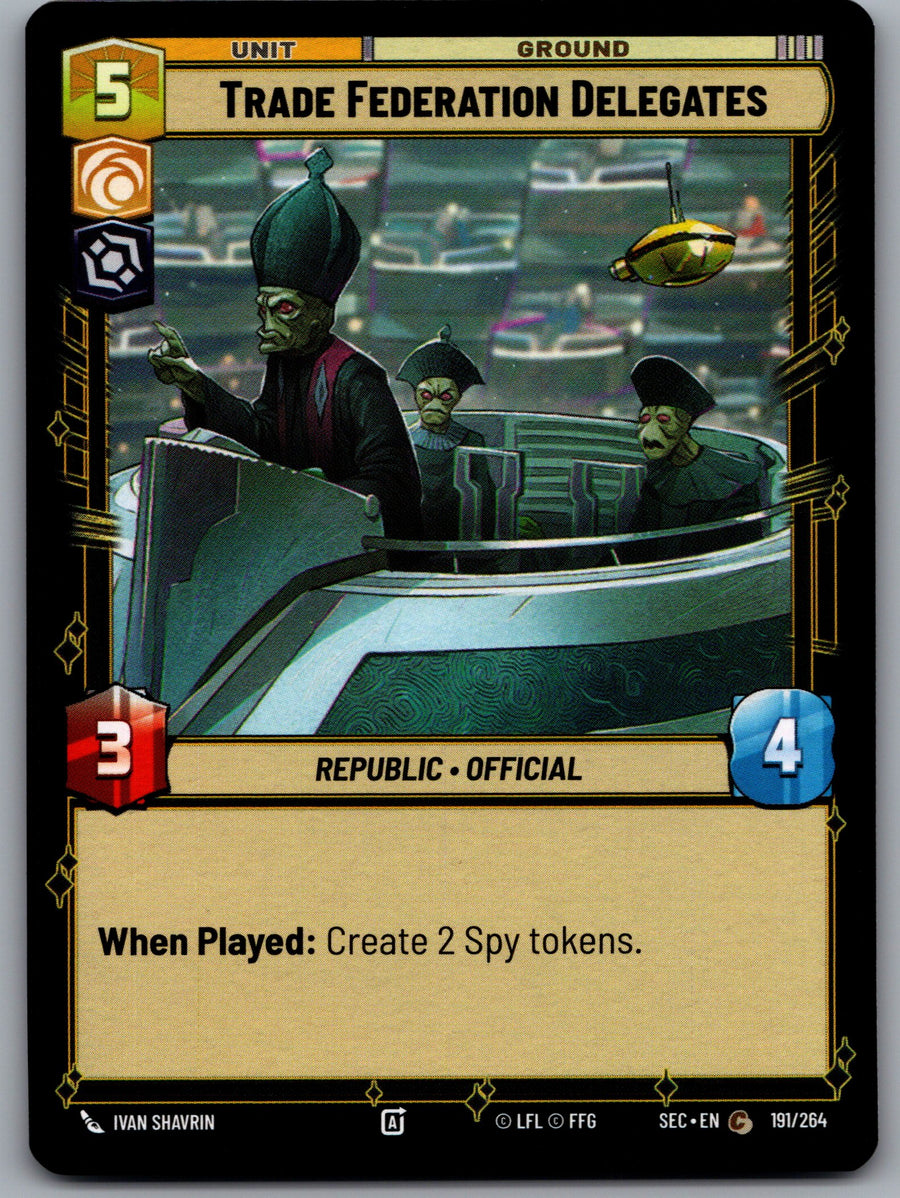 Trade Federation Delegates | Near Mint / English / Normal