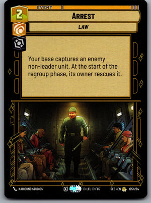Arrest 195/264 [Secrets of Power]