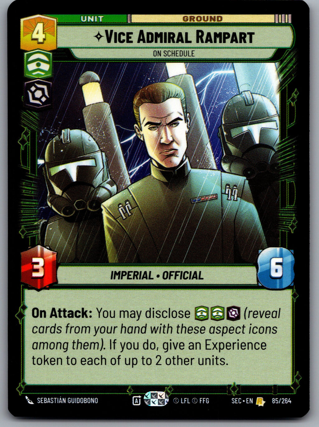 Vice Admiral Rampart - On Schedule