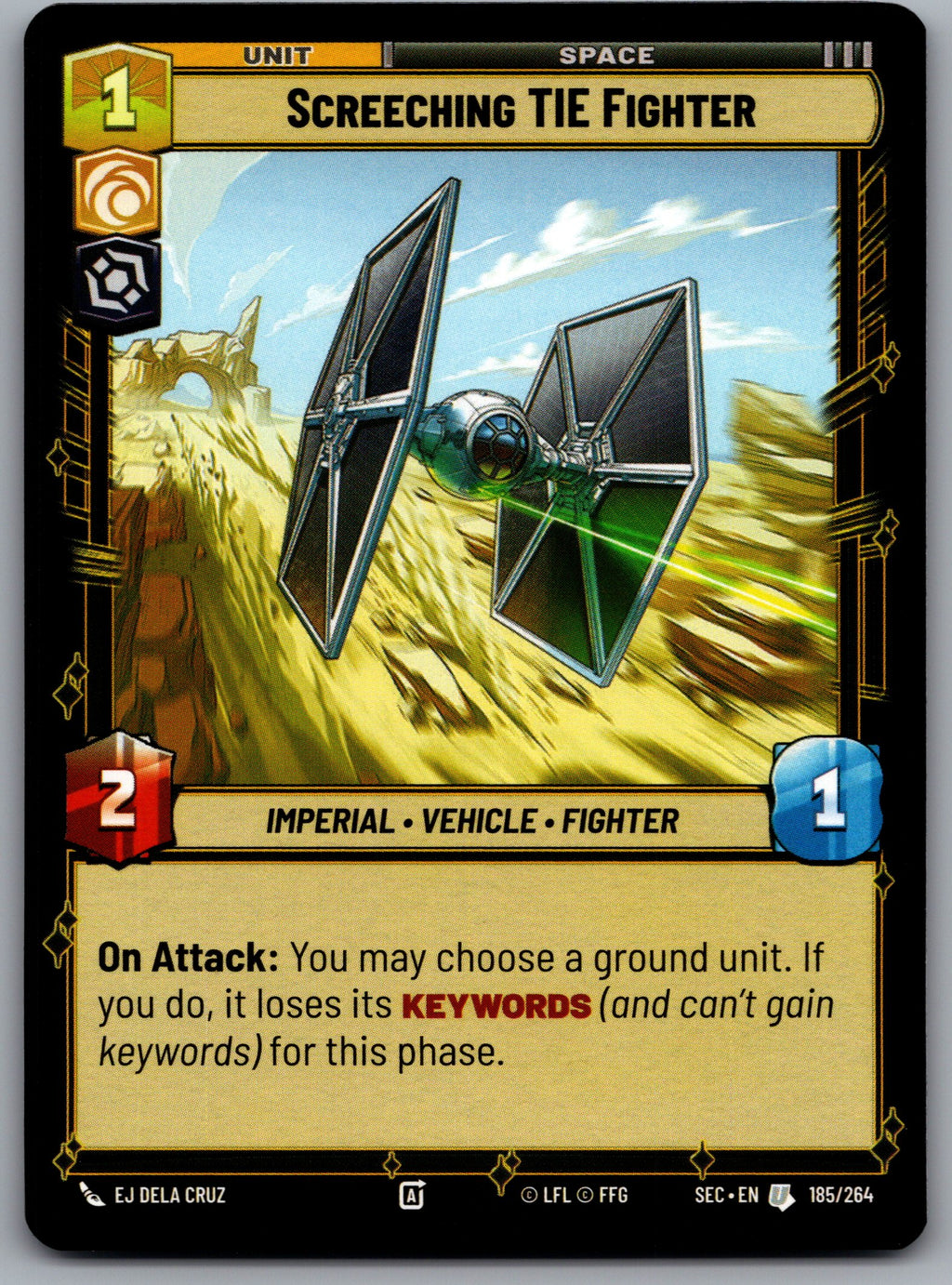 Screeching TIE Fighter