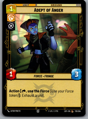Adept of Anger 178/264 [Legends of the Force]