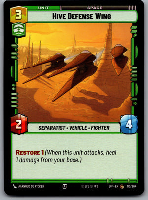 Hive Defense Wing 110/264 [Legends of the Force]