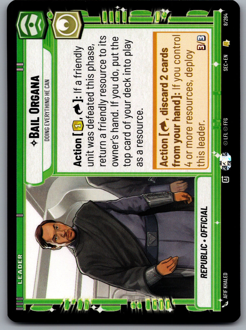 Bail Organa - Doing Everything He Can