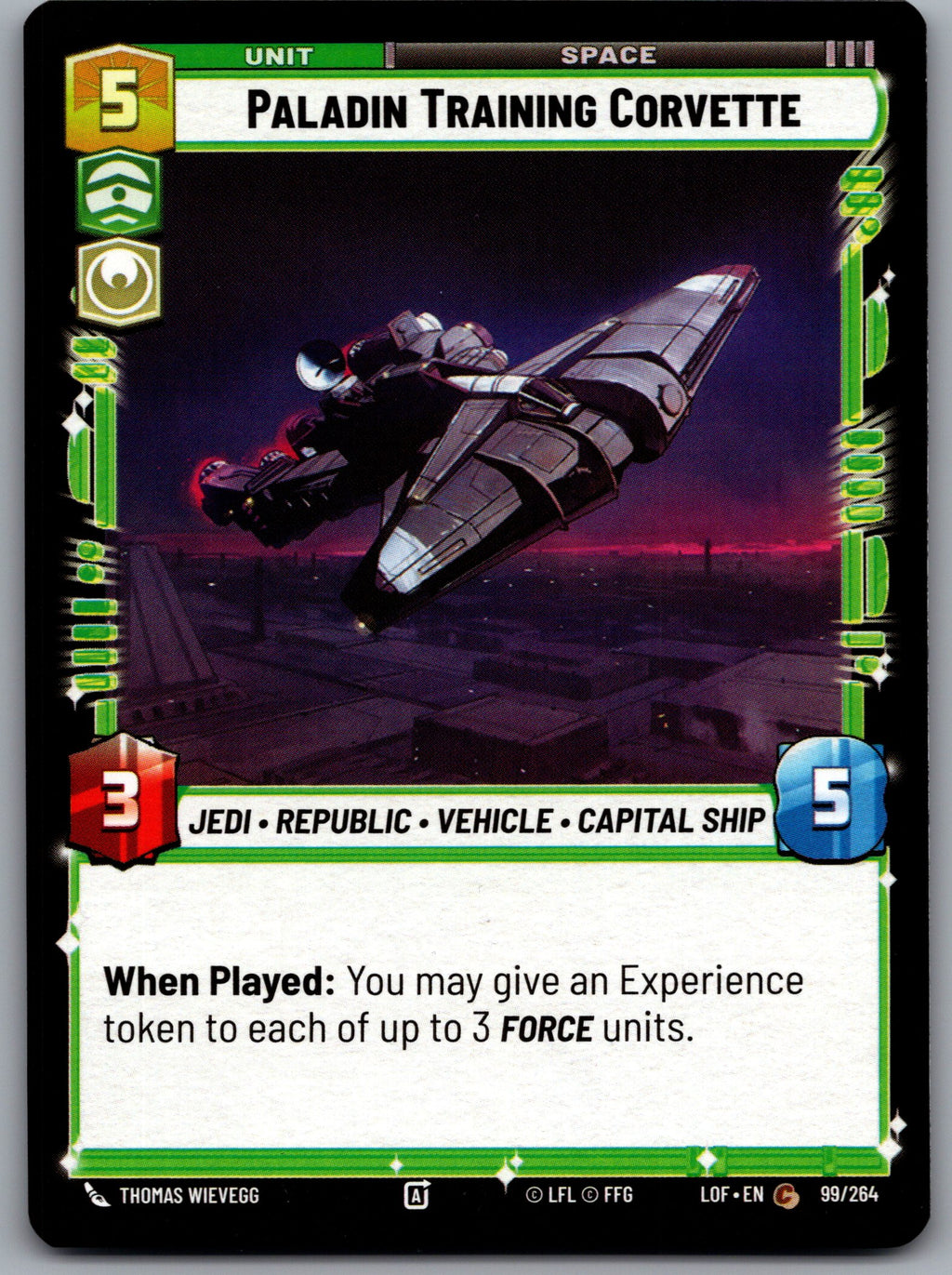 Paladin Training Corvette