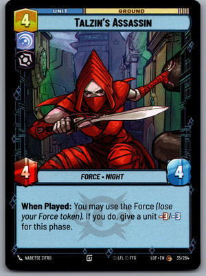 Talzin's Assassin 035/264 [Legends of the Force]