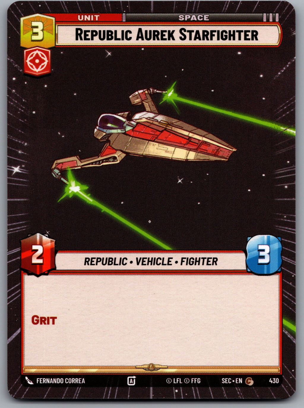 Republic Aurek Starfighter (Hyperspace)