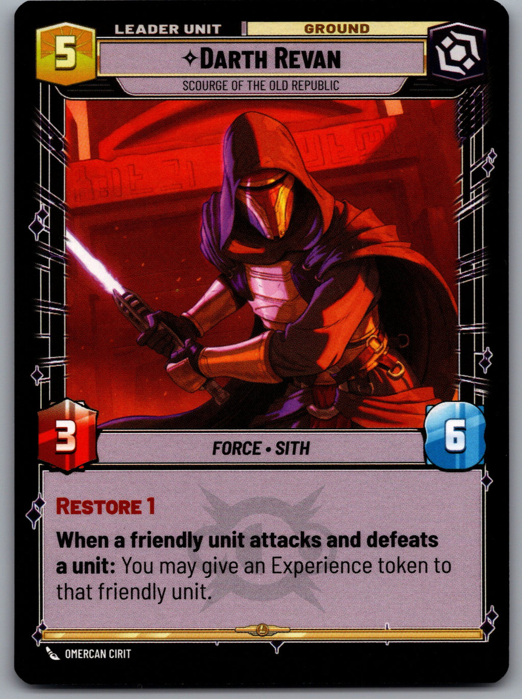 Darth Revan - Scourge of the Old Republic