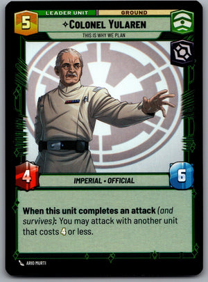 Colonel Yularen - This is Why We Plan 6/264 [Secrets of Power]