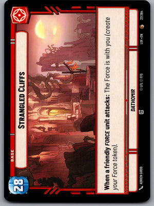 Strangled Cliffs // Shield 027/264 // T02/T03 [Legends of the Force]
