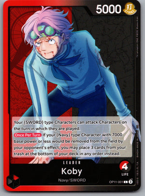 Koby (001) OP11-001 [A Fist of Divine Speed]