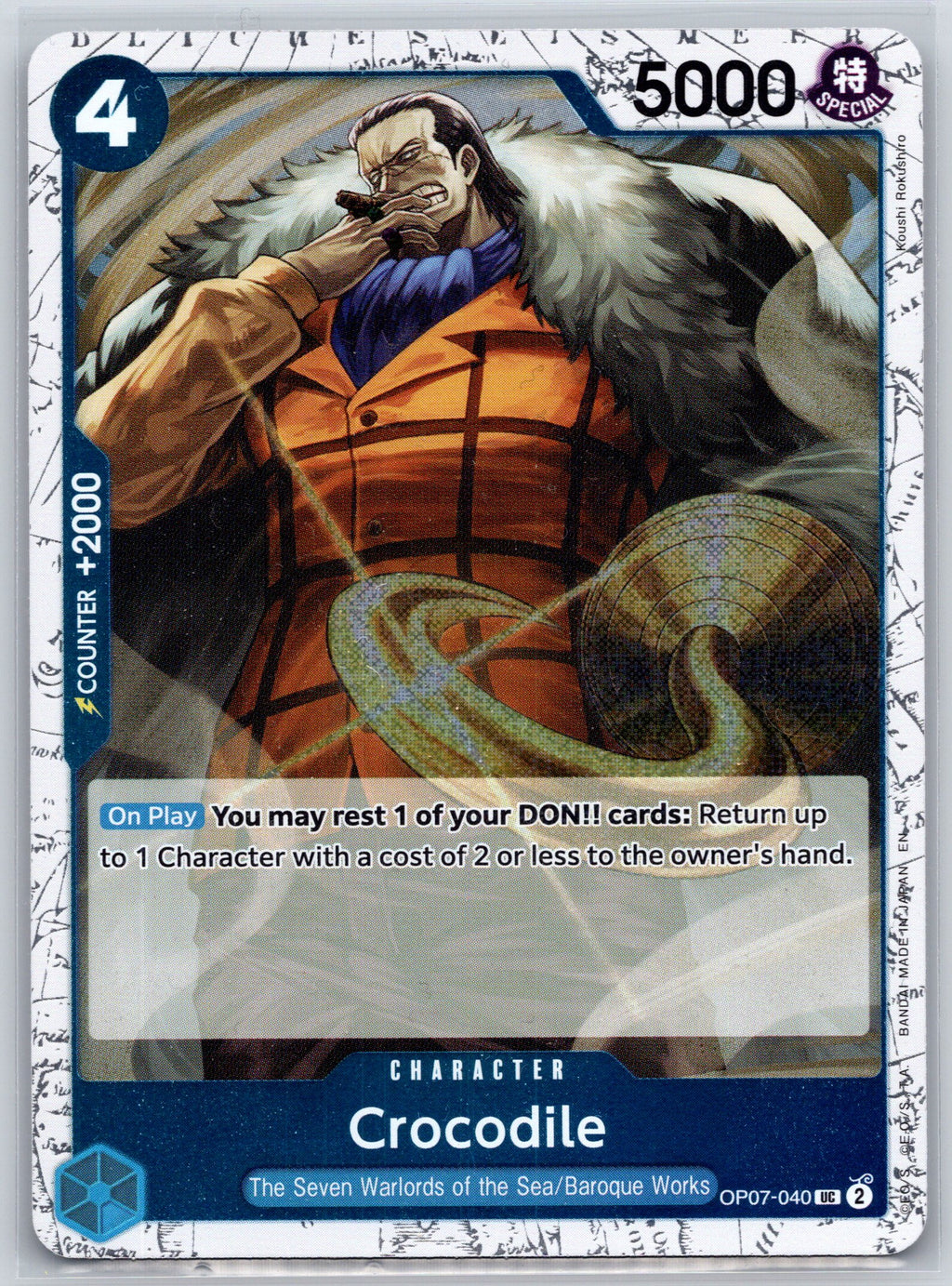 Crocodile - OP07-040 (Pirate Foil)