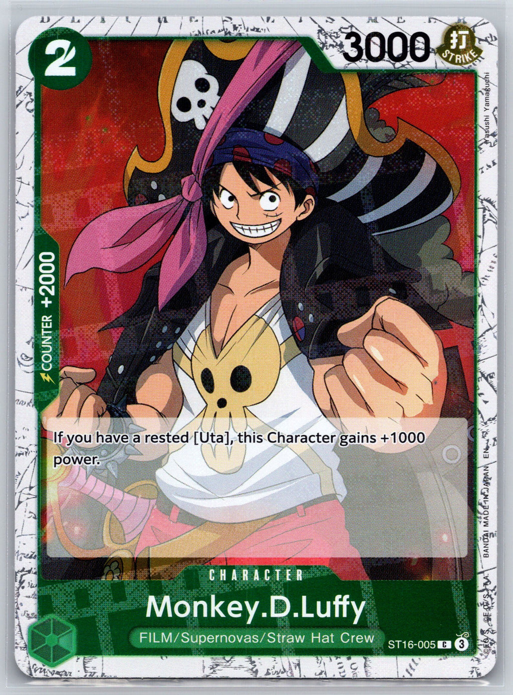 Monkey.D.Luffy - ST16-005 (Pirate Foil)