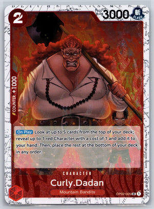 Curly.Dadan (Pirate Foil) OP02-005 [Premium Booster -The Best- Vol. 2]