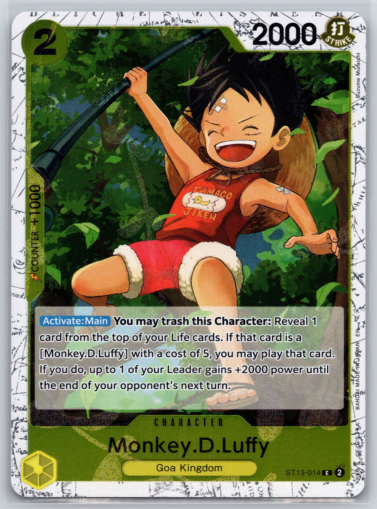 Monkey.D.Luffy - ST13-014 (Pirate Foil)
