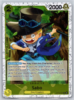 Sabo - ST13-007 (Pirate Foil) ST13-007 [Premium Booster -The Best- Vol. 2]