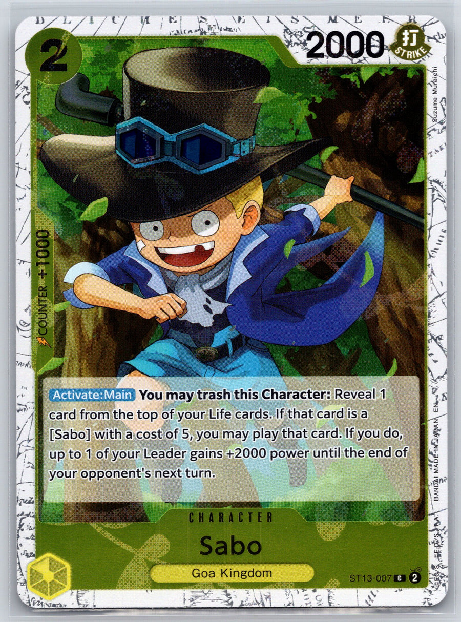 Sabo - ST13-007 (Pirate Foil) | Near Mint / English / Foil