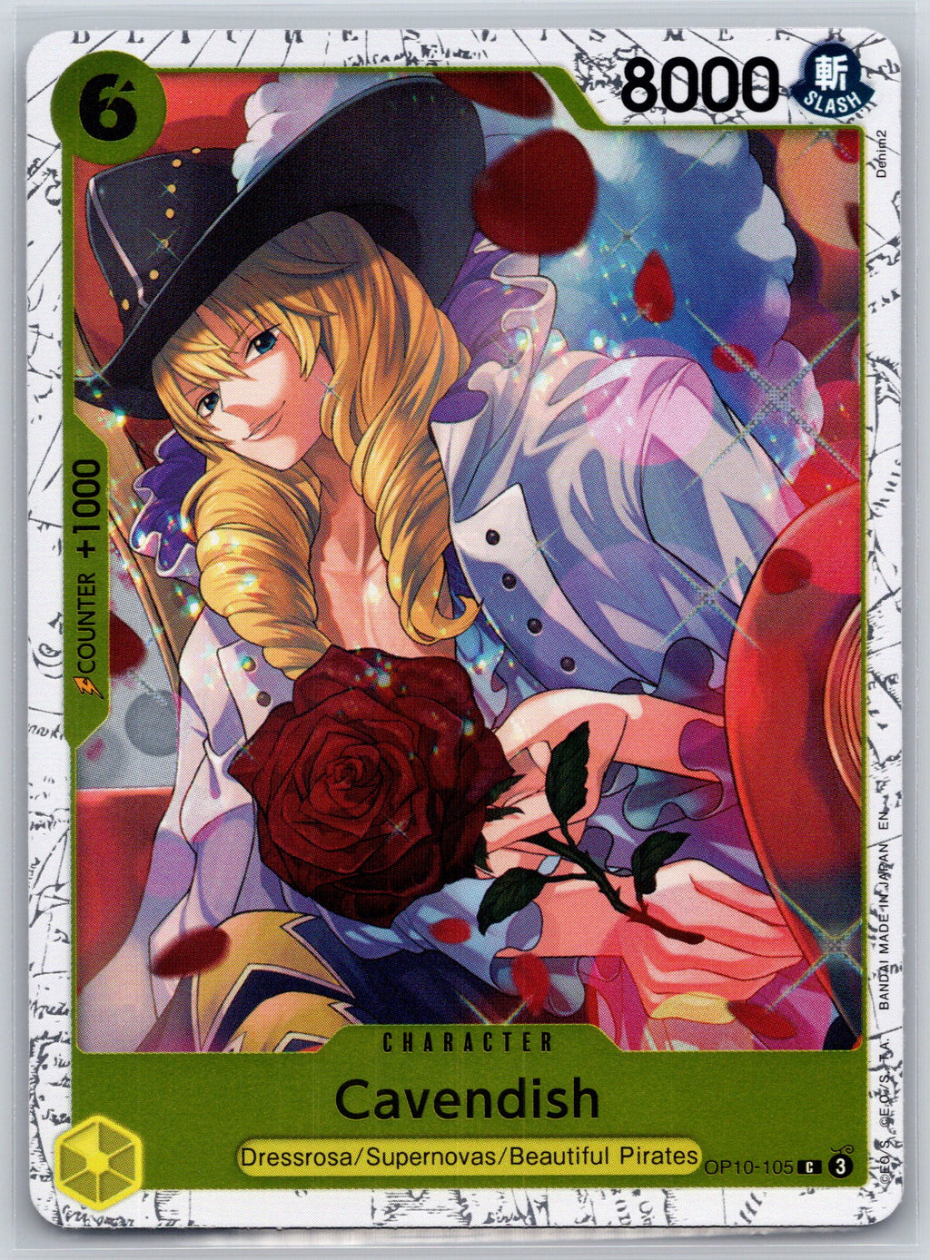 Cavendish - OP10-105 (Pirate Foil)