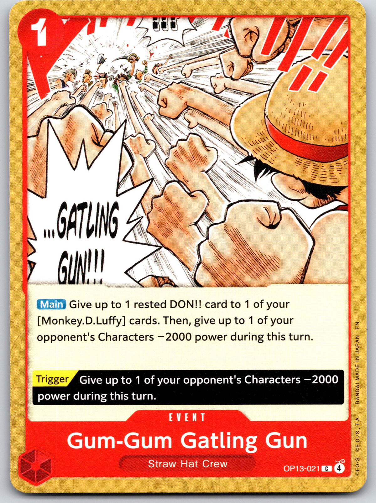 Gum-Gum Gatling Gun