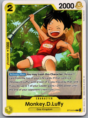 Monkey.D.Luffy - ST13-014 (Reprint) ST13-014 [Premium Booster -The Best- Vol. 2]