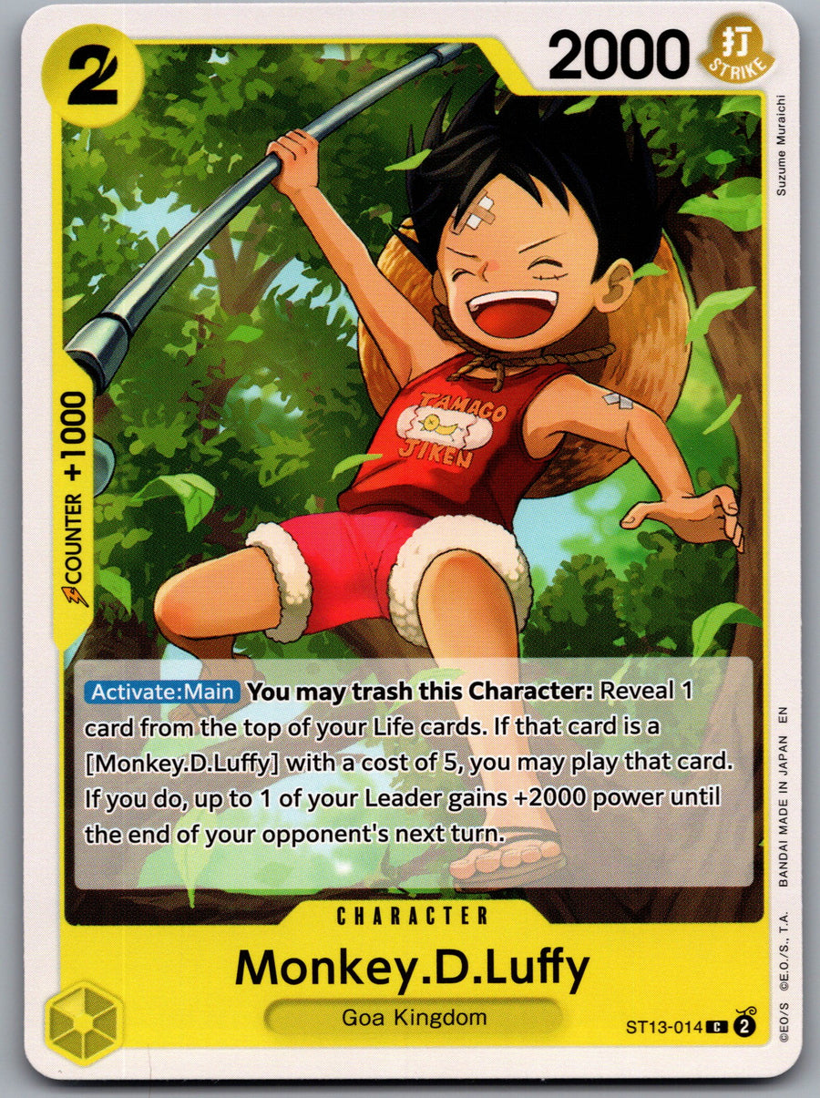 Monkey.D.Luffy - ST13-014 (Reprint) | Near Mint / English / Normal