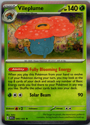 Vileplume 045/165 [SV: Scarlet & Violet 151]