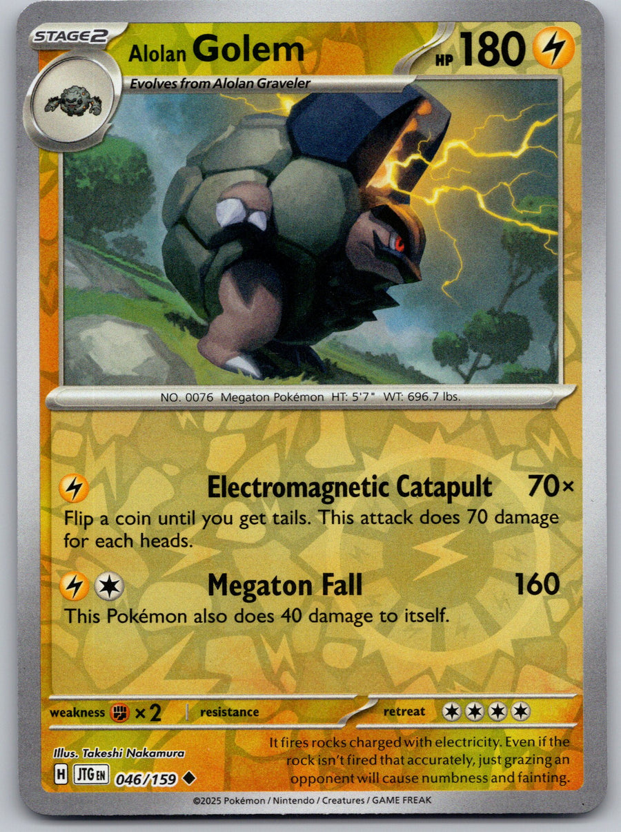 Alolan Golem | Near Mint / English / Reverse Holofoil