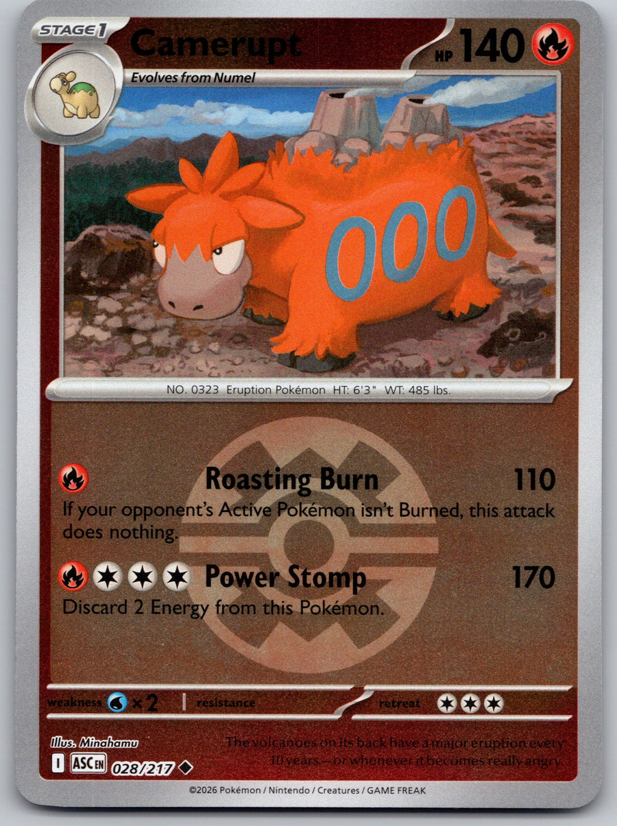 Camerupt (Quick Ball) | Near Mint / English / Reverse Holofoil