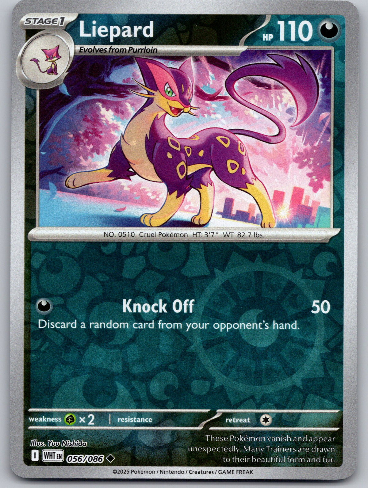 Liepard | Near Mint / English / Reverse Holofoil