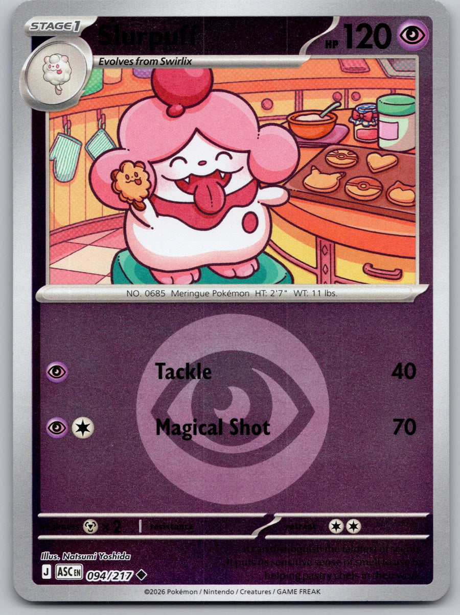 Slurpuff - 094/217 (Energy Symbol Pattern) | Near Mint / English / Reverse Holofoil