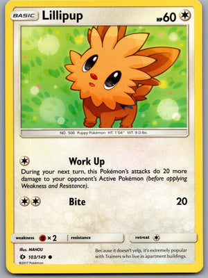 Lillipup 103/149 [SM Base Set]