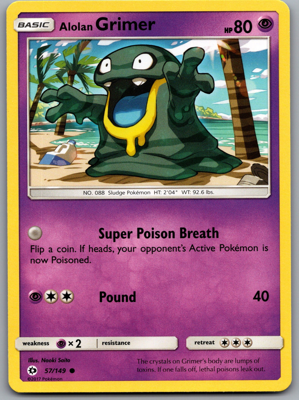 Alolan Grimer | Near Mint / English / Normal