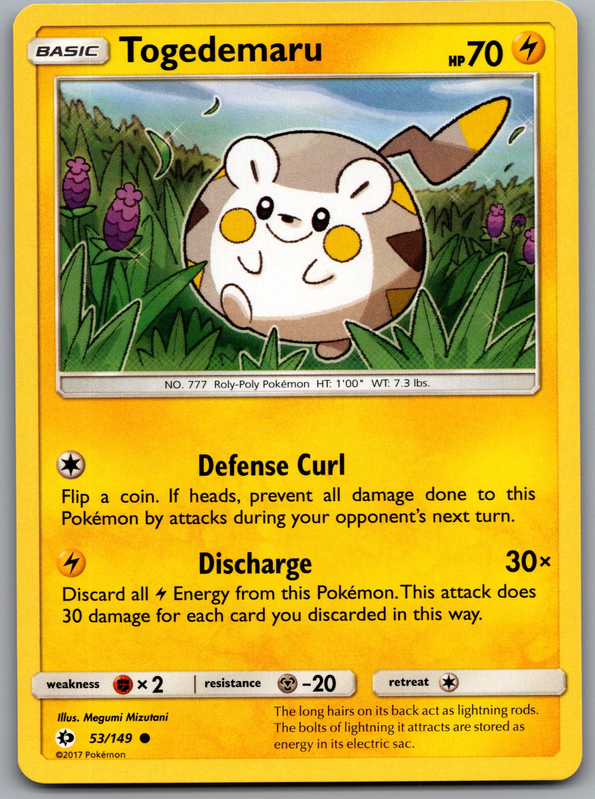 Togedemaru | Near Mint / English / Normal