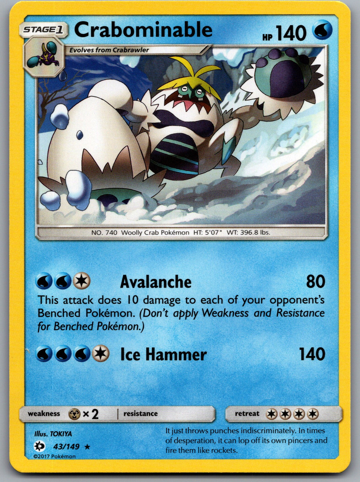 Crabominable | Near Mint / English / Normal